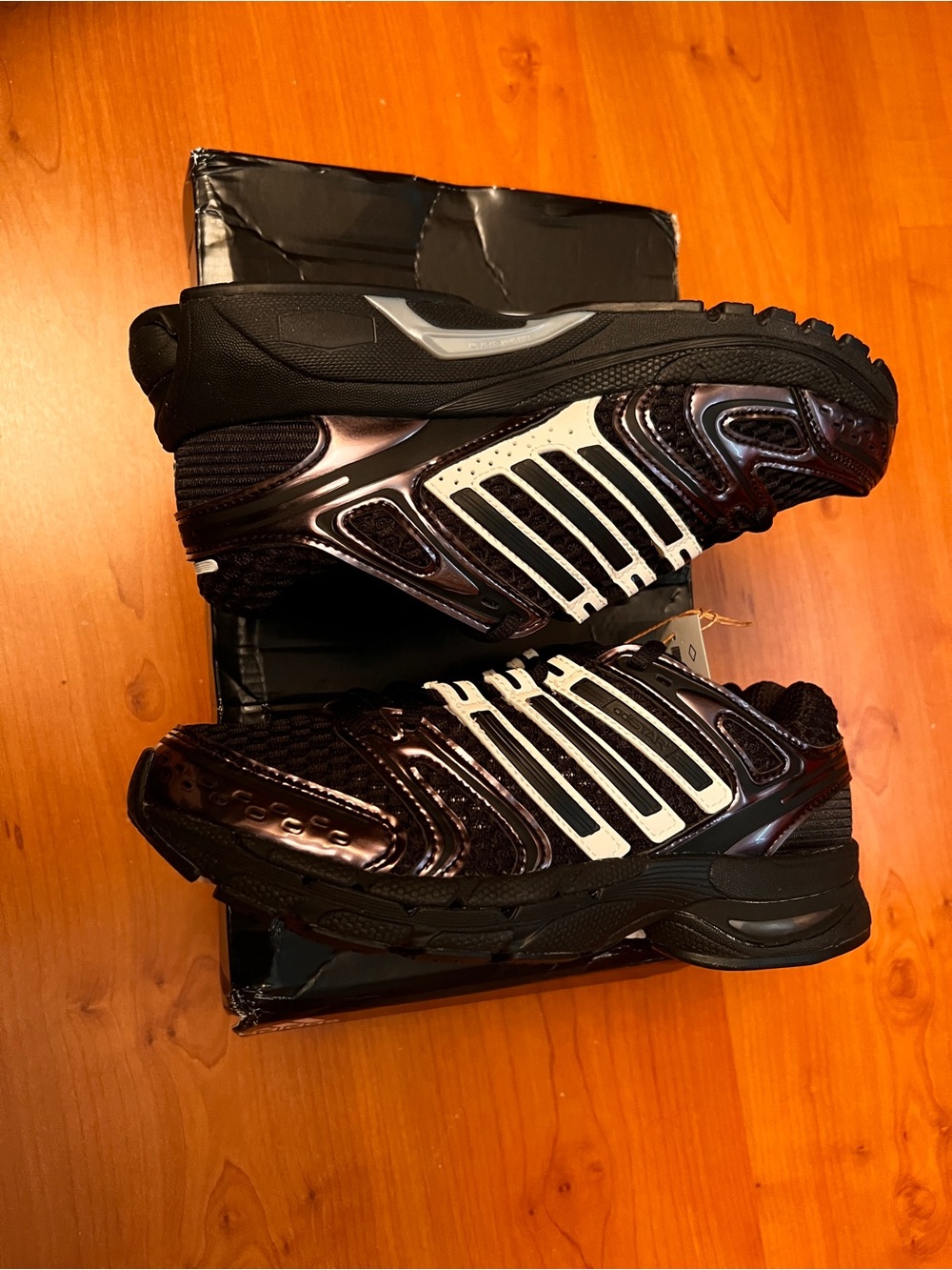 adidas Black and White Men's Performance Sneakers